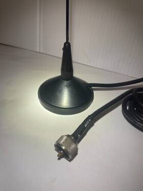 Aw 1121pl Airband 125mhz Vhf Quarter Wave Magnetic Mobile 116-136 Antenna Pl259 Connector