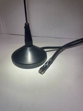 Aw 1121sma Airband 125mhz Vhf Quarter Wave Magnetic Mobile 116-136 Antenna Sma Connector