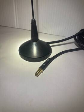Aw 1121smaf Airband 125mhz Vhf Quarter Wave Magnetic Mobile 116-136 Antenna Sma Connector