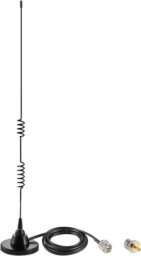 Eifagur Alf9073 Dual Band Vhf Uhf Ham Radio Vehicle Car Mobile Magnet Mount Antenna