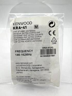 Kenwood Kra-41 Vhf Stubby Antenna Frequency 146-162mhz New Factory Sealed