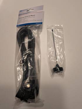 Midland Mxta27 Universal Nmo Antenna Lip Mount With Standard