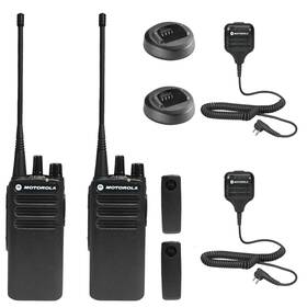 Motorola Solutions Cp100dua Edir 6 Cp100d Analog Uhf Portable Non-display Two Way Radio 16 Channel 2