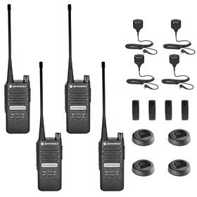 Motorola Solutions Cp100duad Edir 8 Cp100d Analog Uhf Portable Two Way Radio With Display And Limited