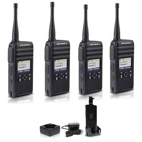 Motorola Solutions Dtr700 Edi 3 Dtr700 900 Mhz Digital 2-way Radio 50 Channels 4-pack