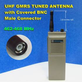 Rcbi Bn4x-gmrs Bn4x Gmrs Bnc Male Uhf Antenna For Motorola Yaesu Icom Kenwood Uniden Vertex