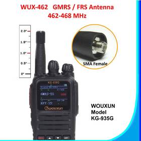 Rcbi Wux-462 Tuned Hp Antenna Gmrs Short Stubby 2 Inch Tall Wouxun Kg-805g Kg805 Kg-s88g