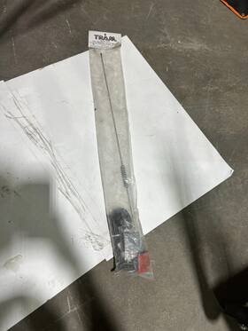 Tram 1189 Cb Weatherband Glass Mount Antenna 1198 Rg58/u Cable Pl-259 Connector