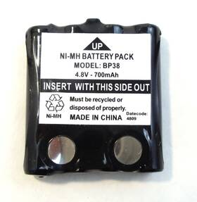 Uniden Bp38 7.2v Battery Replace For Two-way