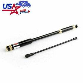Vipjq E002-b589-1pcs 1pcs Al-800 High Gain Dual Band Extendable Antenna Bnc For Icom Yaesu Radio